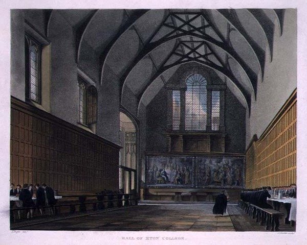 Hall of Eton College, z 