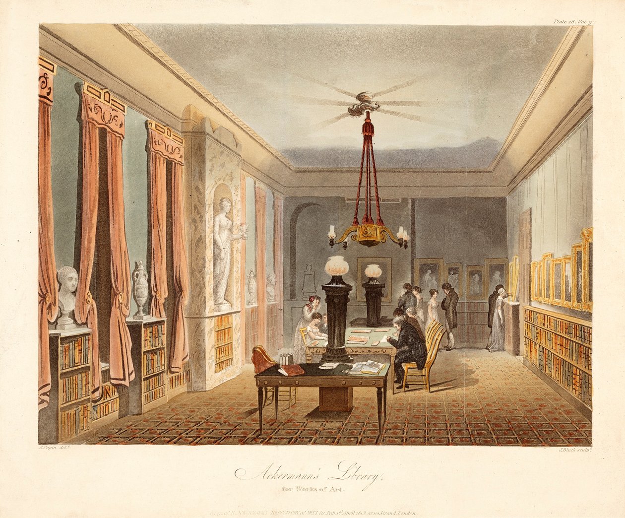 Ackermannova knihovna pro umělecká díla, nakl. 1815. od Augustus Charles Pugin