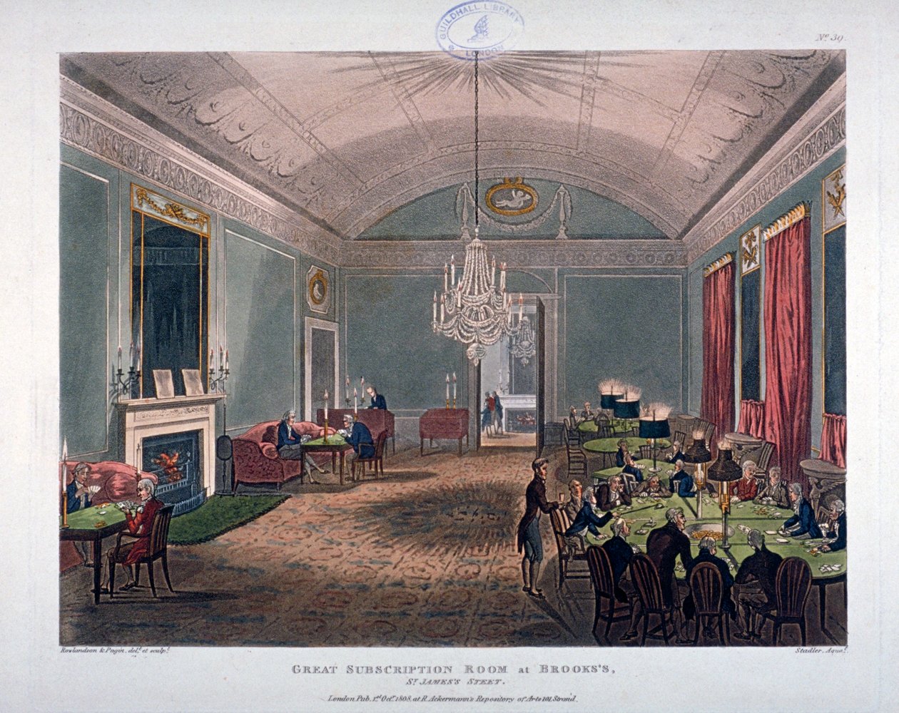 The Great Subscription Room, interiér Brooks