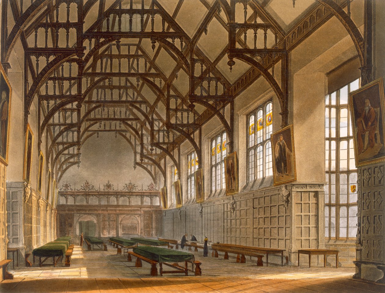 The Hall of Trinity College, Cambridge, z 