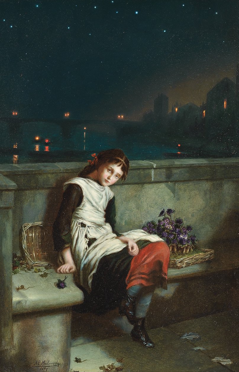 Od rána do noci, 1889 od Augustus Edward Mulready