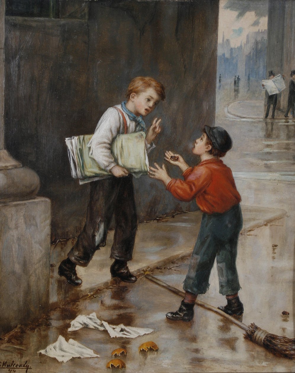 Štěstí v okamžiku od Augustus Edwin Mulready