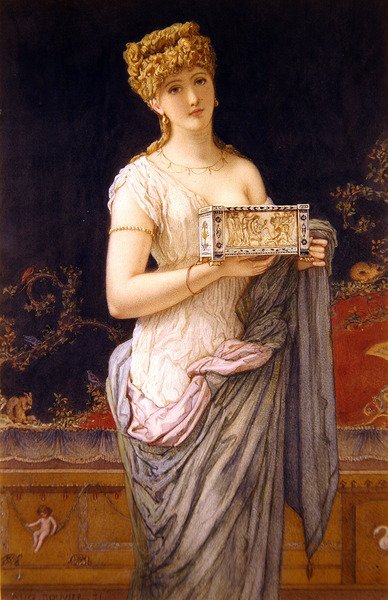 Pompejská dívka od Augustus Jules Bouvier