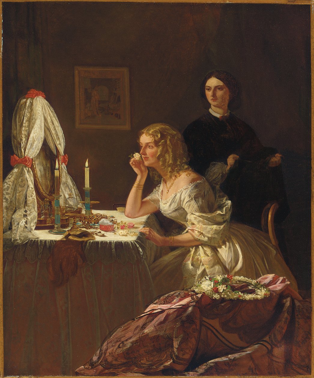 Mladá dáma na záchodě od Augustus Leopold Egg