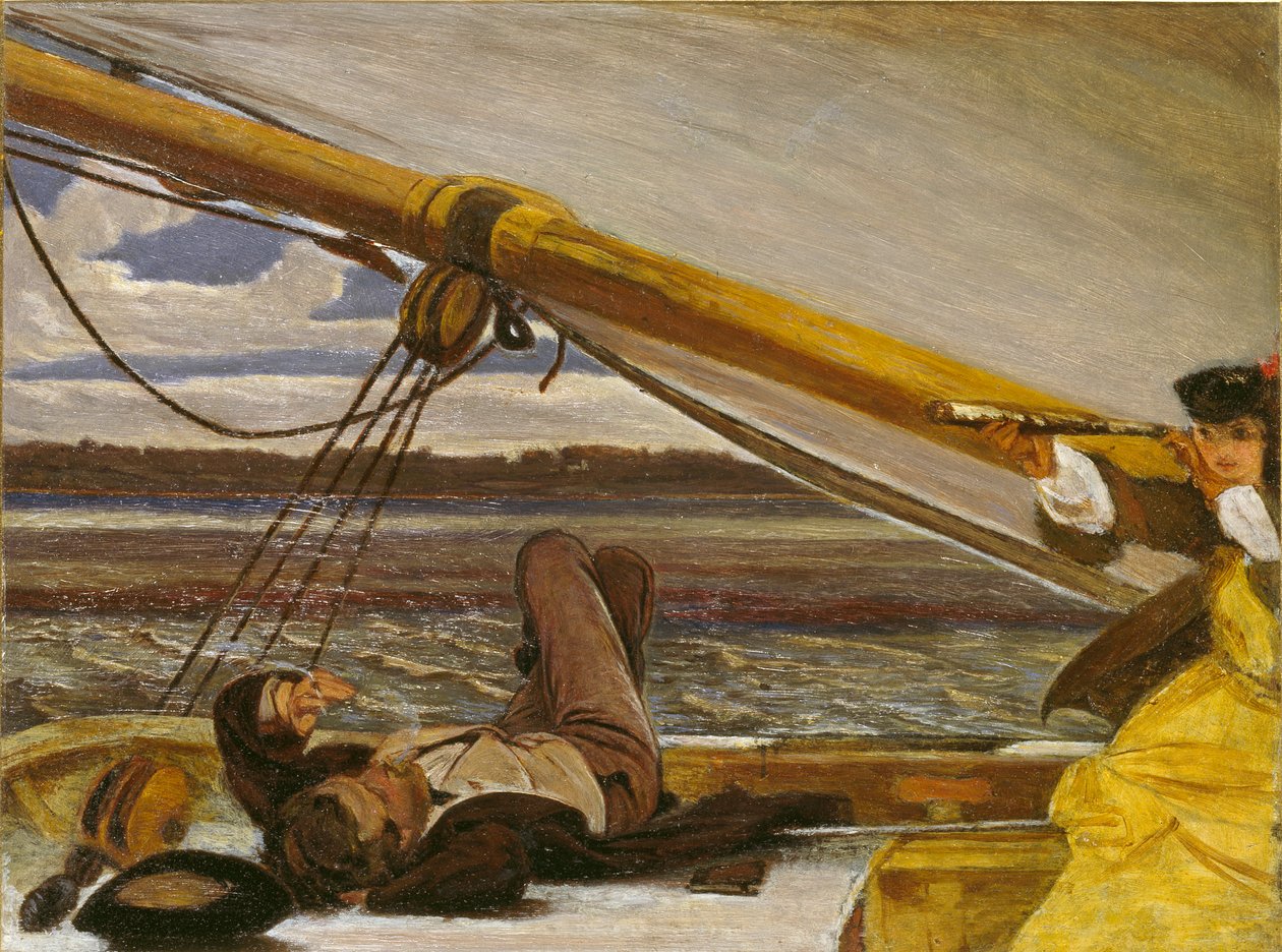 Outward Bound, polovina 19. století od Augustus Leopold Egg