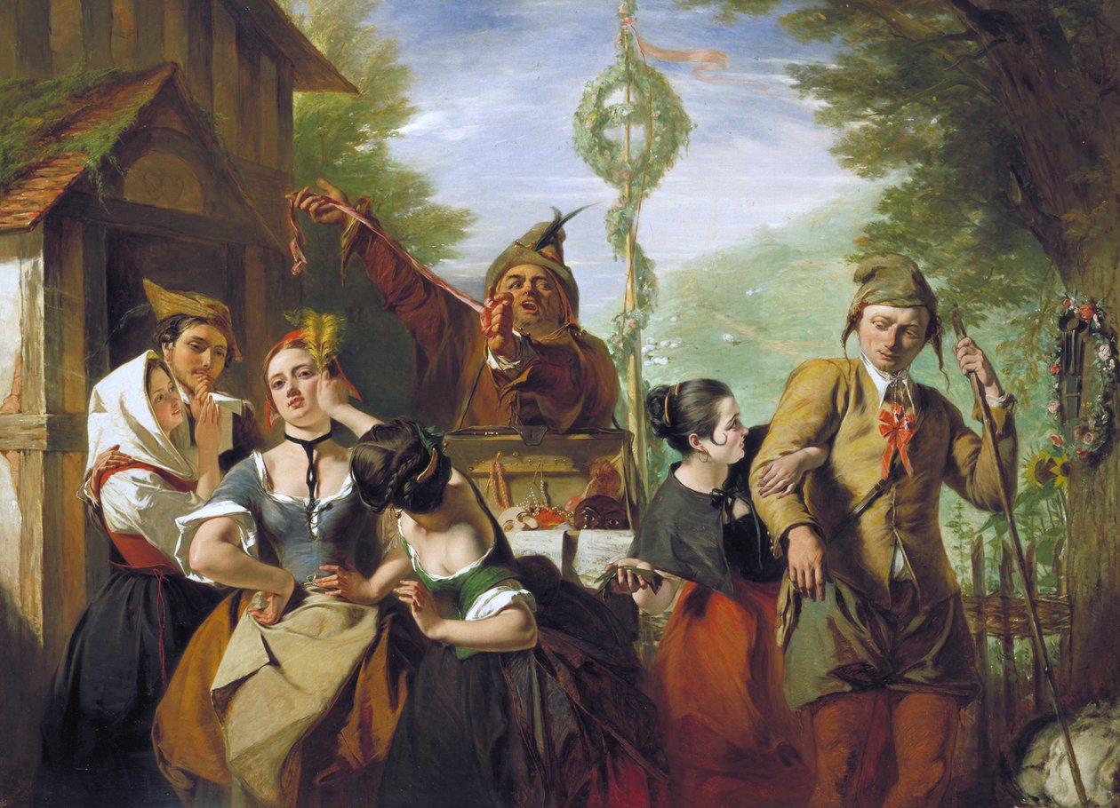 „Scéna ze Zimní pohádky“, 1845 od Augustus Leopold Egg