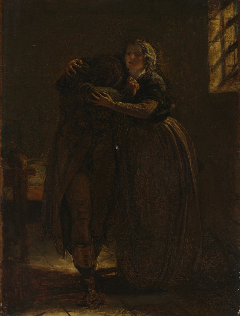 Studie na "Pojď si odpočinout v tomto lůně, můj vlastní zasažený drahý" od Augustus Leopold Egg