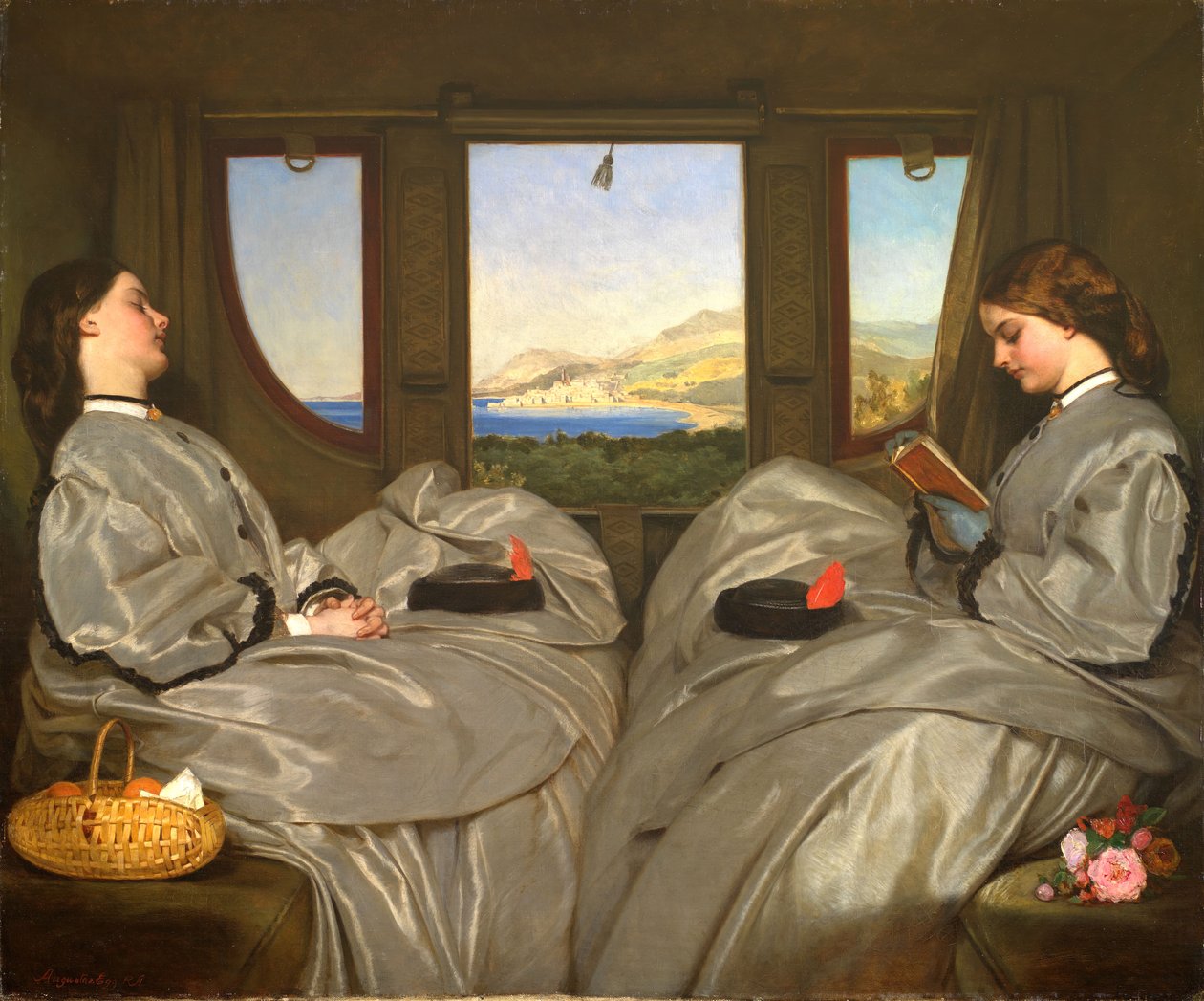 Cestující společníci, 1862. od Augustus Leopold Egg