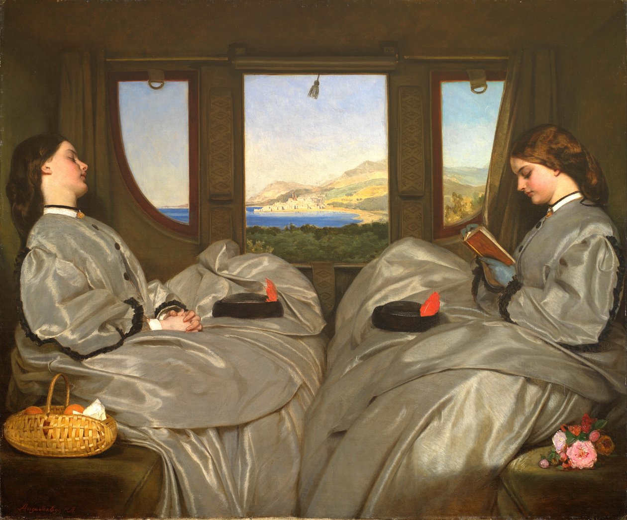 Cestující společníci, 1862. od Augustus Leopold Egg