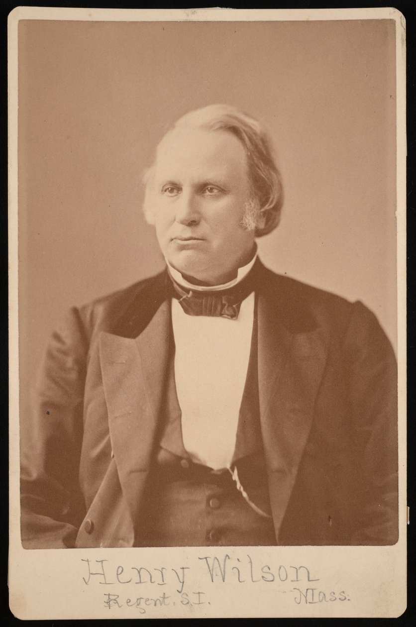 Portrét Henryho Wilsona 1812-1875, před rokem 1876. od Augustus Marshall
