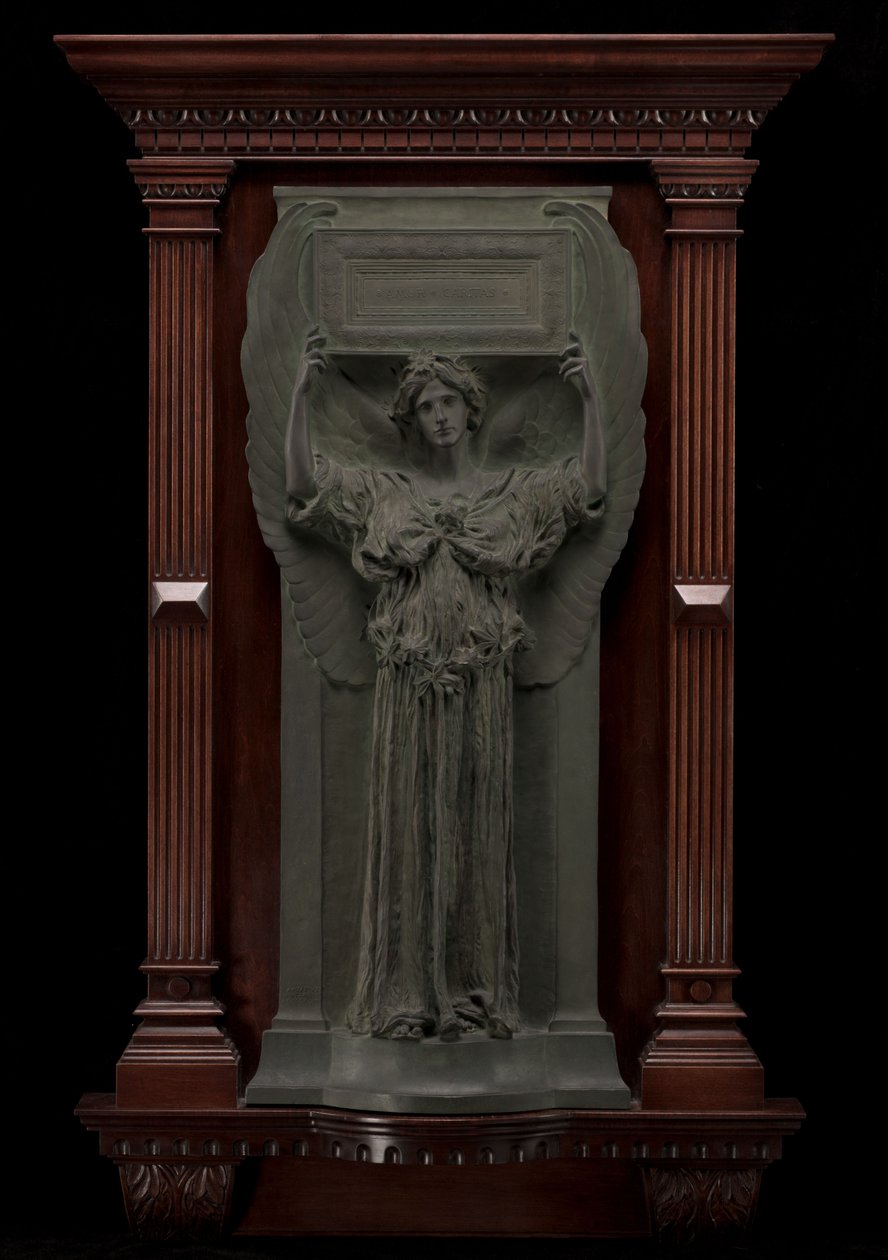 Amor Caritas, model 1898, odlitý po roce 1898 od Augustus Saint Gaudens