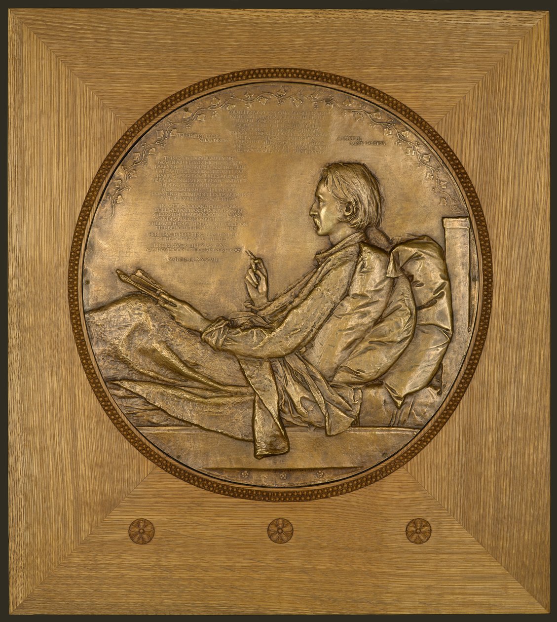 Robert Louis Stevenson od Augustus Saint Gaudens