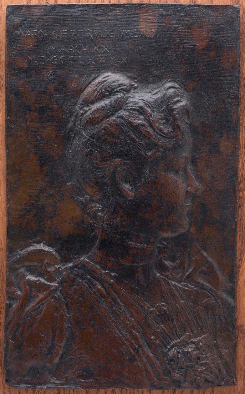 Mary Gertrude Mead (později Mary Gertrude Abbey, 1851 od Augustus Saint Gaudens