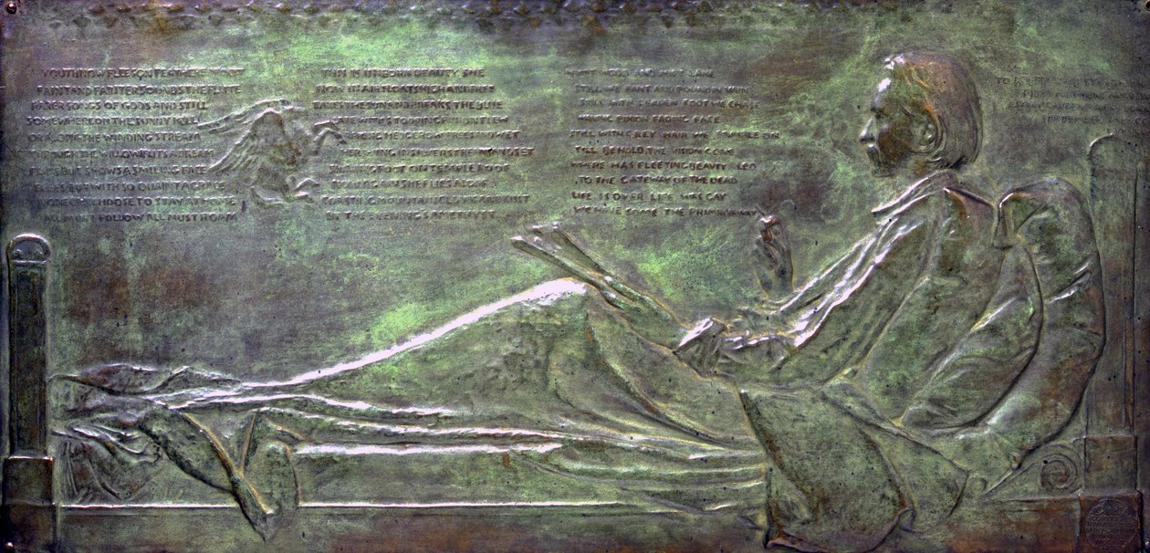 Robert Louis Stevenson od Augustus Saint Gaudens