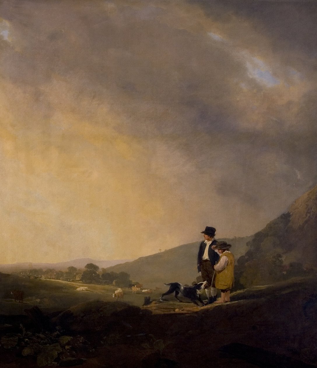 Cow Boys, 1807 od Augustus Wall Callcott