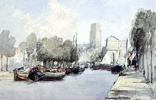 Dordrecht (kresba) od Augustus Wall Callcott