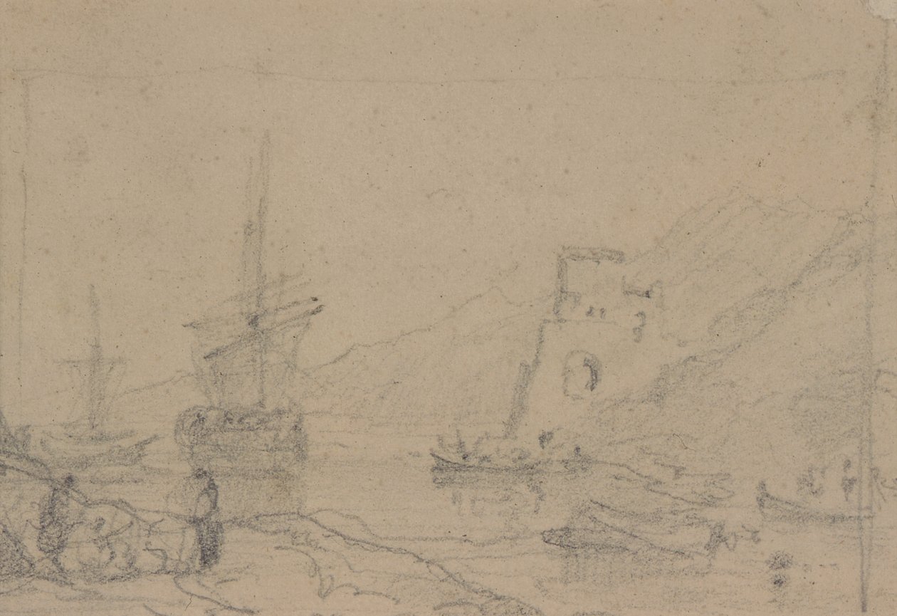 Studie kompozice (kresba) od Augustus Wall Callcott
