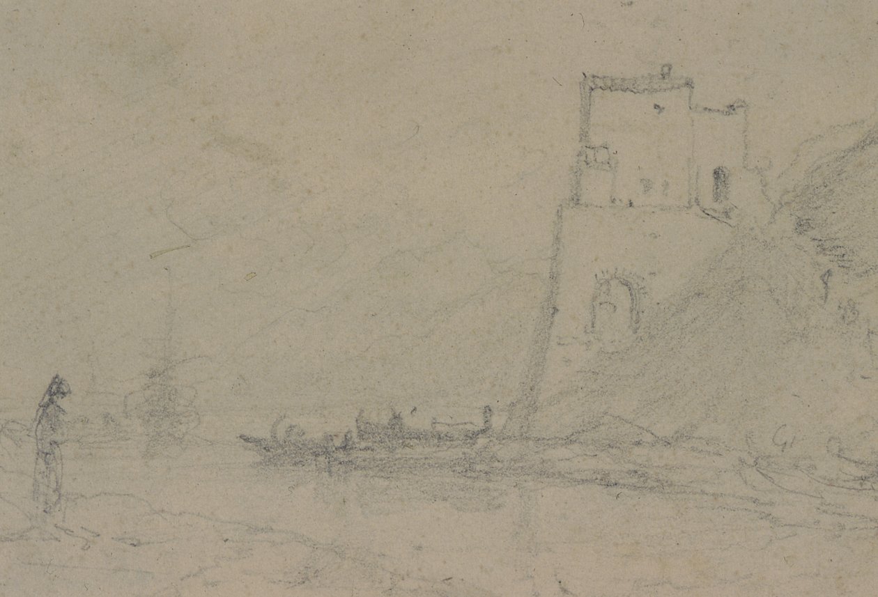 Studie kompozice (kresba) od Augustus Wall Callcott