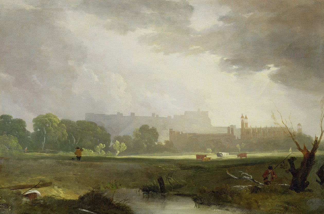 Windsor z Etonu (olej na plátně) od Augustus Wall Callcott