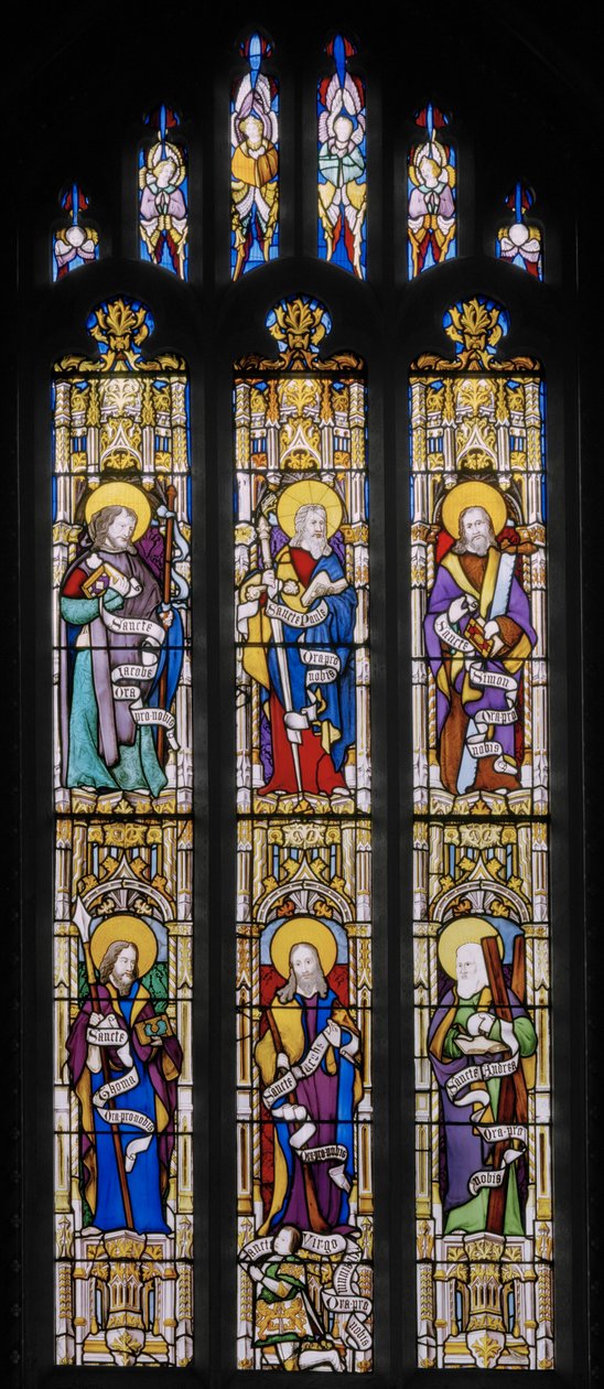 Apoštolové, 1837 (vitráže) od Augustus Welby Northmore Pugin