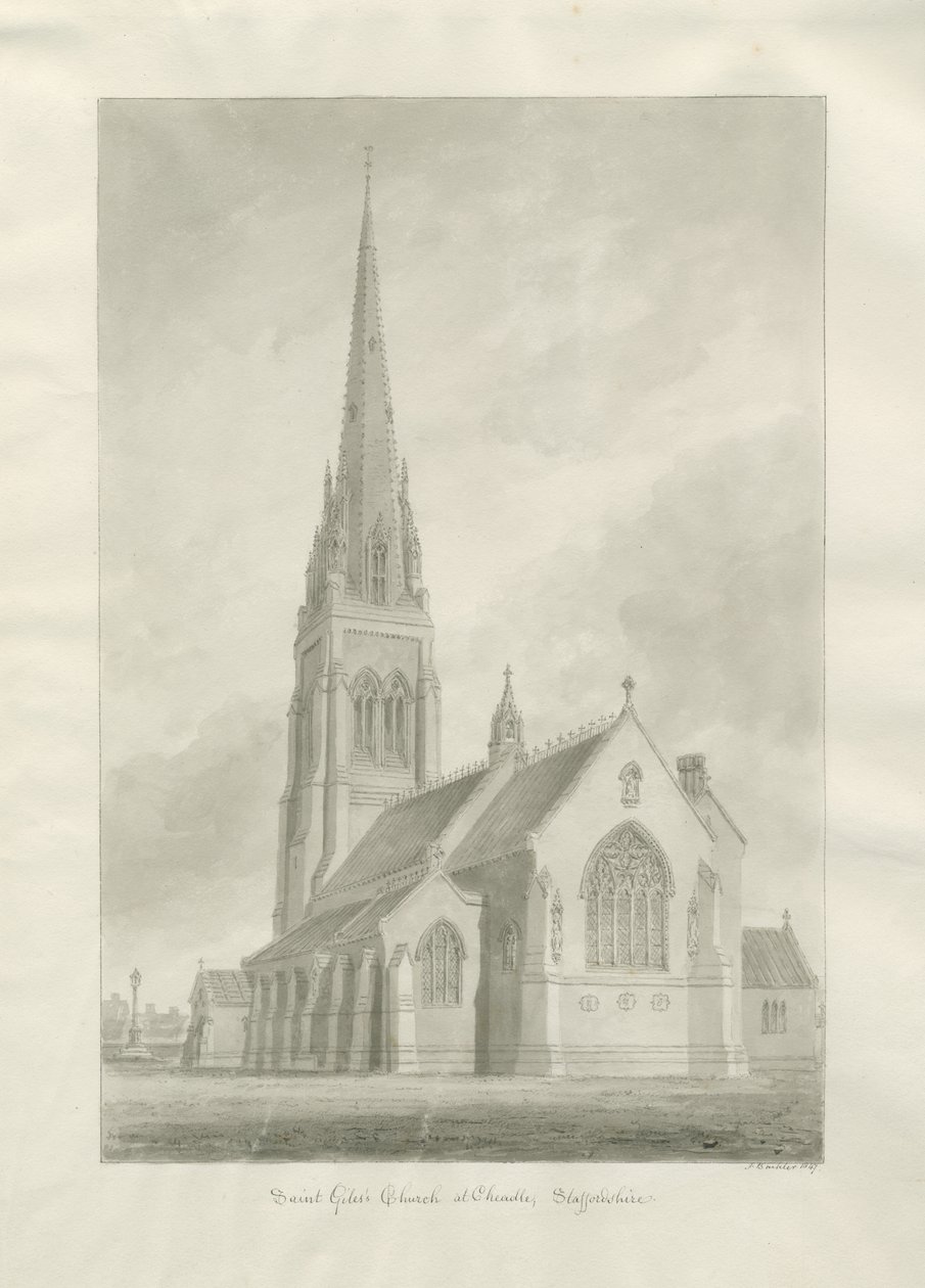 Cheadle - římskokatolický kostel (St Giles