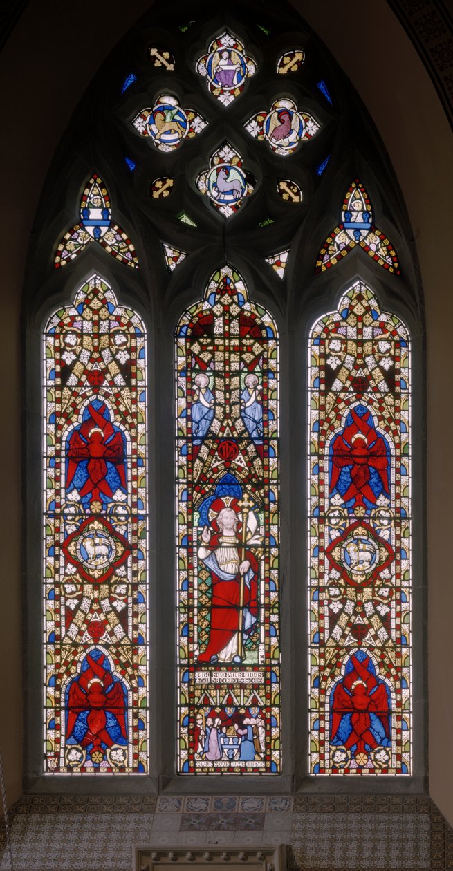 Kristus se Serafínem, kolem roku 1844 (barevné sklo) od Augustus Welby Northmore Pugin
