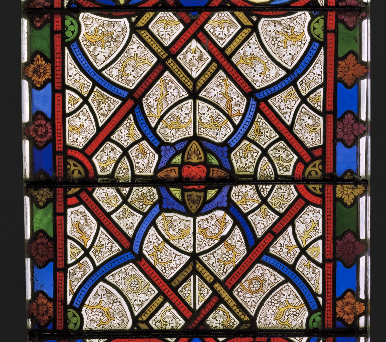 Východní okno, detail, 1849 (vitráže) od Augustus Welby Northmore Pugin