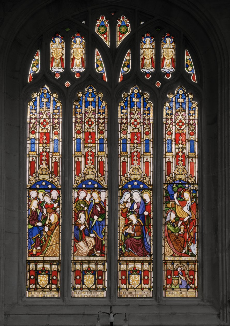 Události ze života sv. Máří Magdaleny, 1848 (vitráže) od Augustus Welby Northmore Pugin