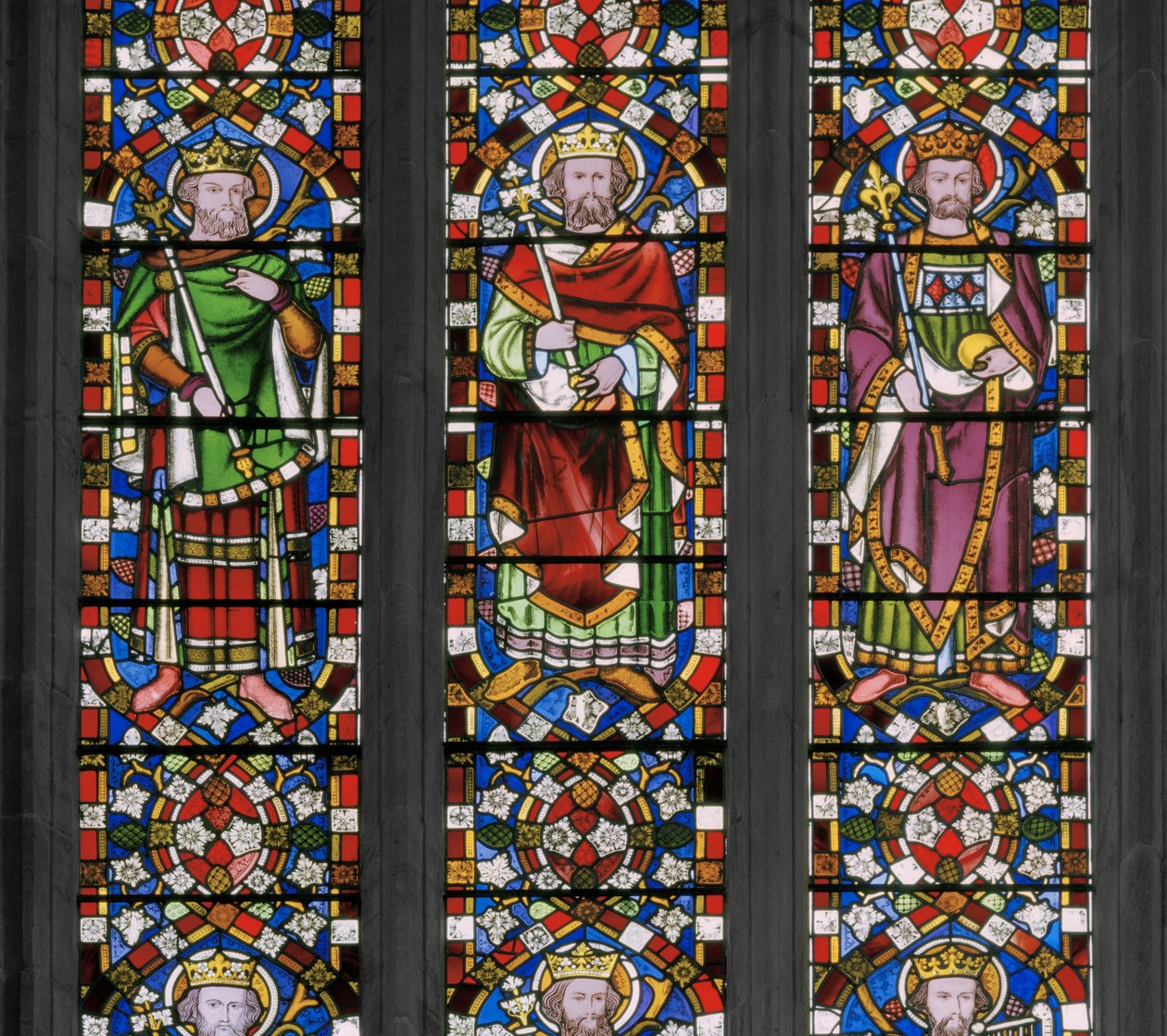 Jesse Tree, detail, 1848 (vitráže) od Augustus Welby Northmore Pugin