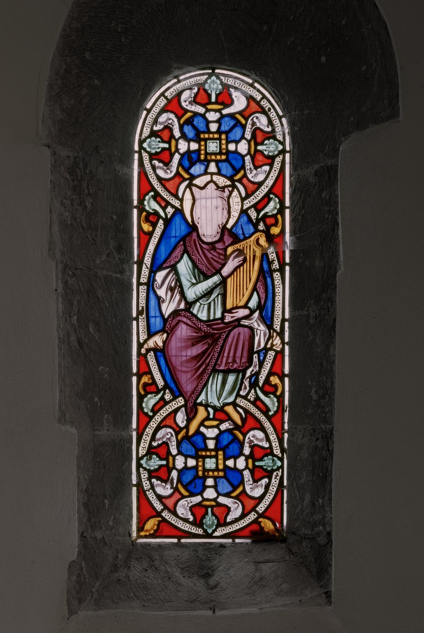 Král David, 1849 (vitráže) od Augustus Welby Northmore Pugin