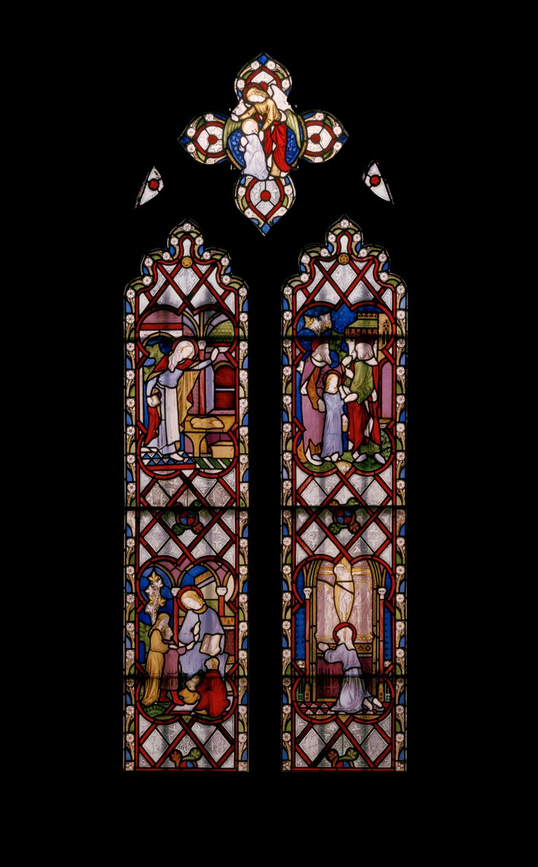 Life of the Virgin, c.1854 (vitráže) od Augustus Welby Northmore Pugin