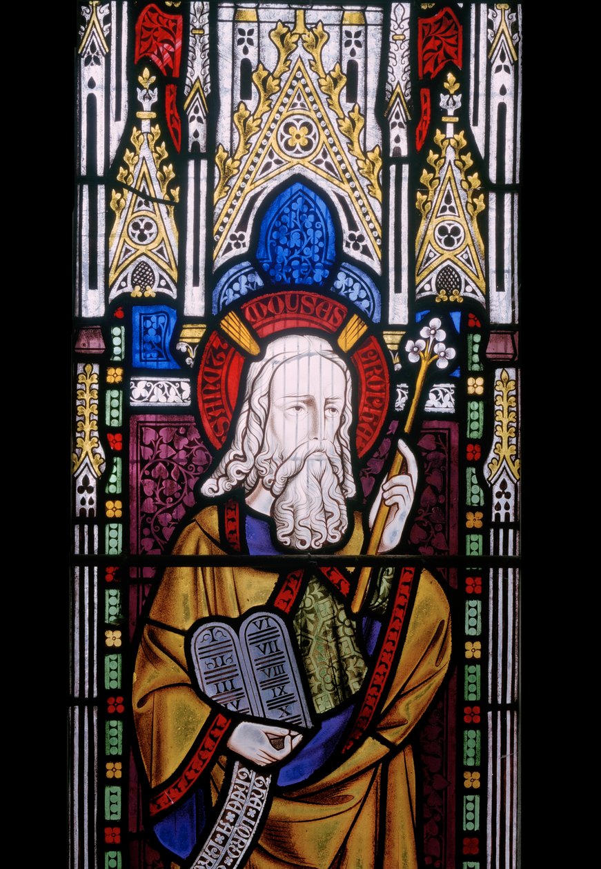 Mojžíš, 1850 (vitráže) od Augustus Welby Northmore Pugin