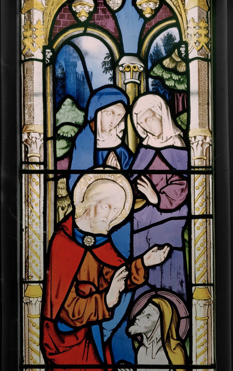 Raising Of Lazarus, detail, 1851 (vitráže) od Augustus Welby Northmore Pugin