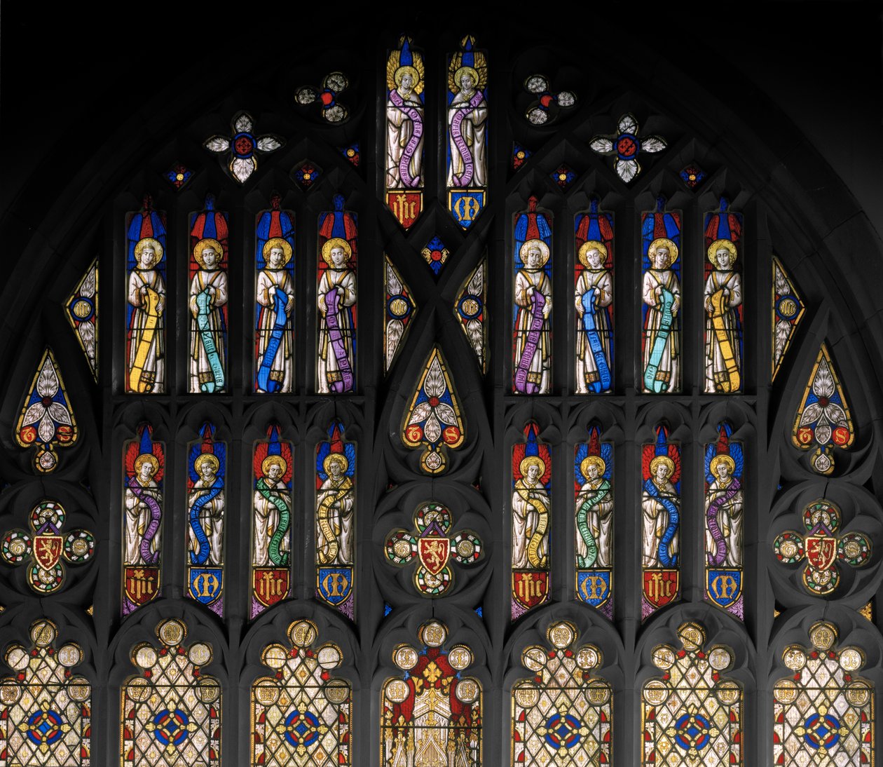 St. Alban, detail, cca 1841 (vitráže) od Augustus Welby Northmore Pugin
