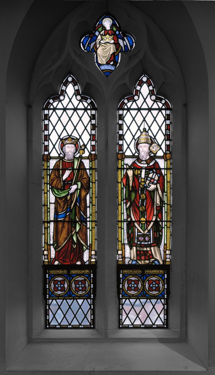 St. Edward a St. Gregory, 1848 (vitráže) od Augustus Welby Northmore Pugin