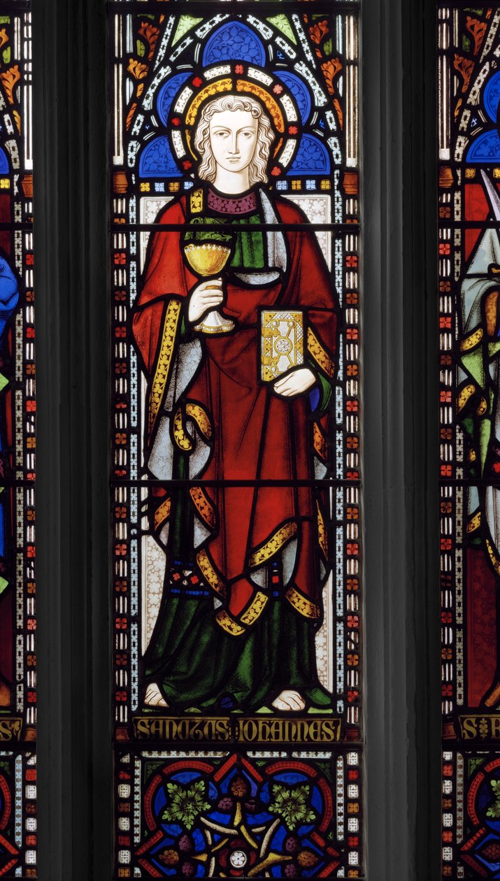 Svatý Jan Evangelista, 1849 (vitráže) od Augustus Welby Northmore Pugin