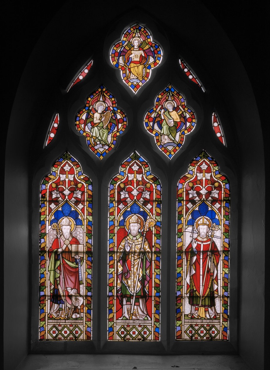 Sv. Osmund a sv. Tomáš, 1848 (vitráže) od Augustus Welby Northmore Pugin
