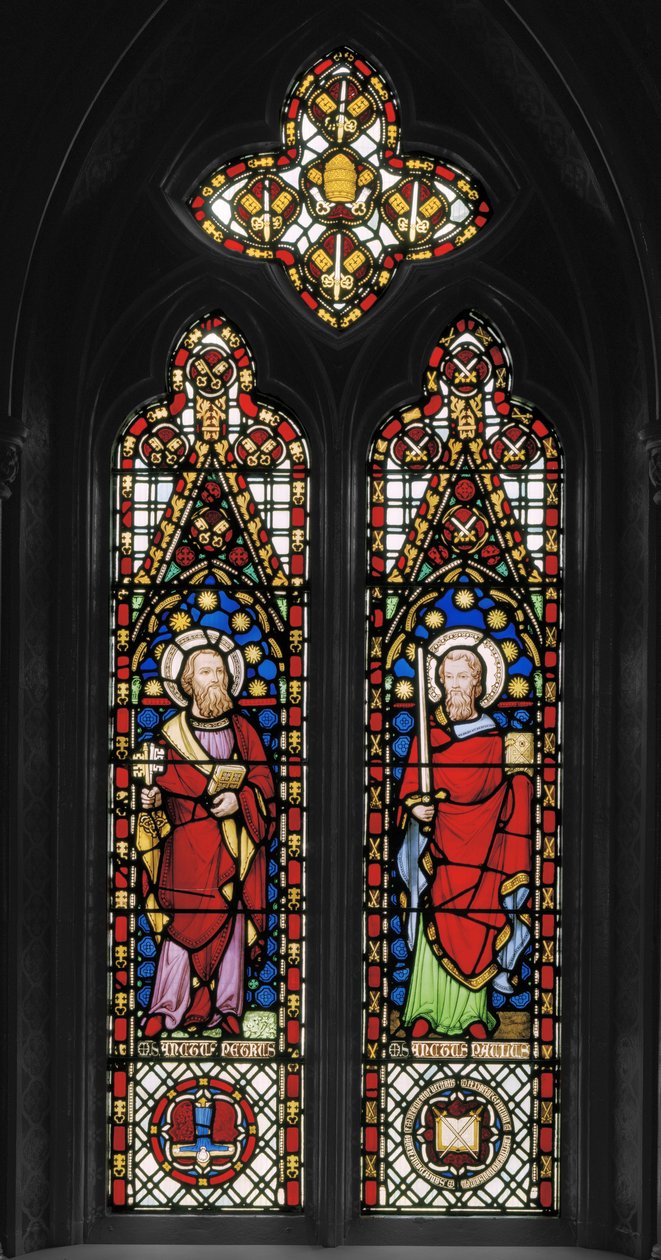 St. Peter & St. Paul, cca 1845 (vitráže) od Augustus Welby Northmore Pugin