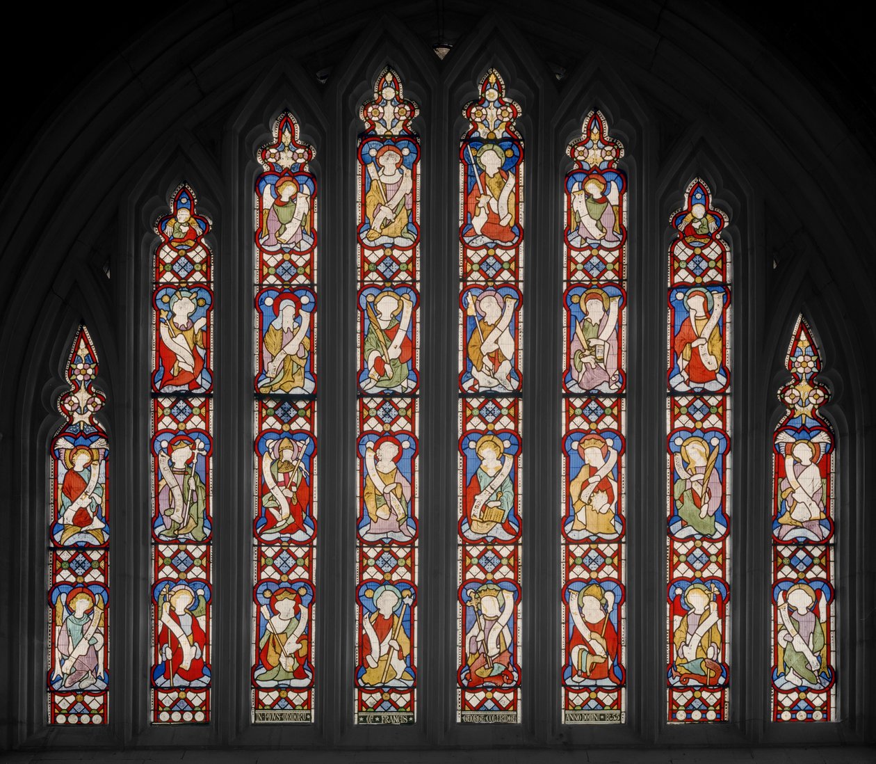 Te Deum, 1850 (barevné sklo) od Augustus Welby Northmore Pugin