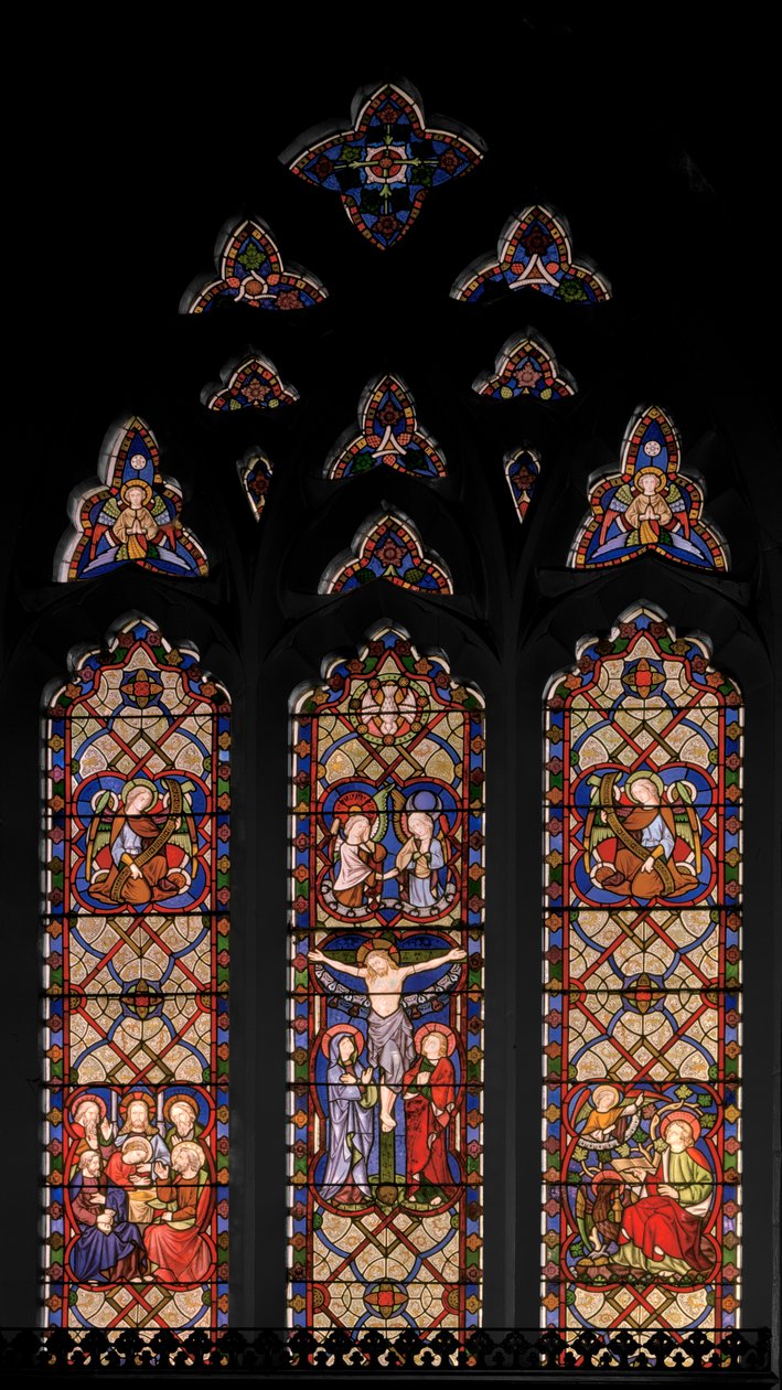 Ukřižování, 1849 (vitráže) od Augustus Welby Northmore Pugin