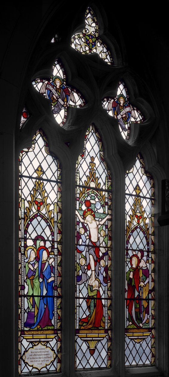 Ukřižování, 1852 (vitráže) od Augustus Welby Northmore Pugin
