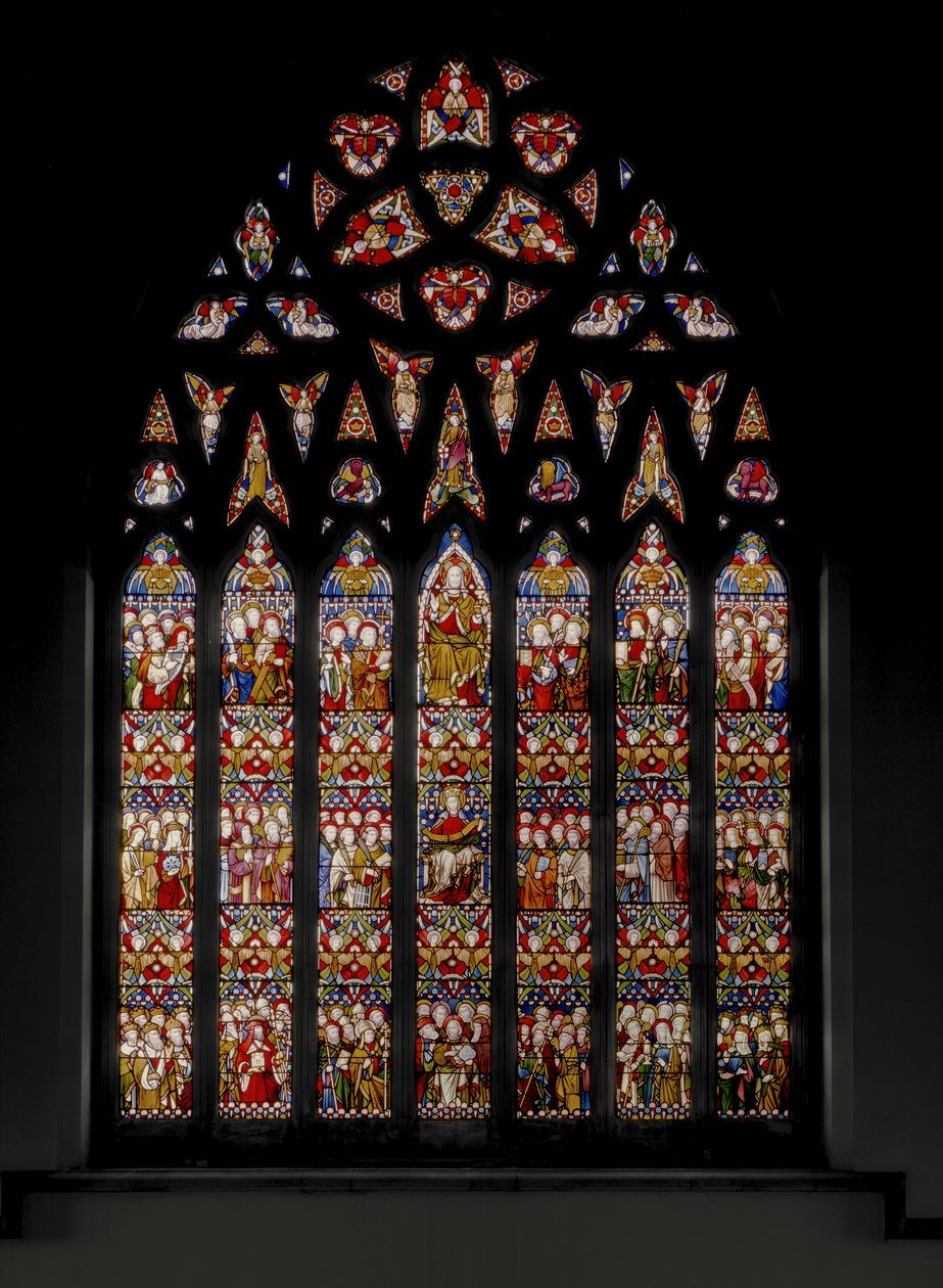 Triumph Of The Church, 1884 (vitráže) od Augustus Welby Northmore Pugin