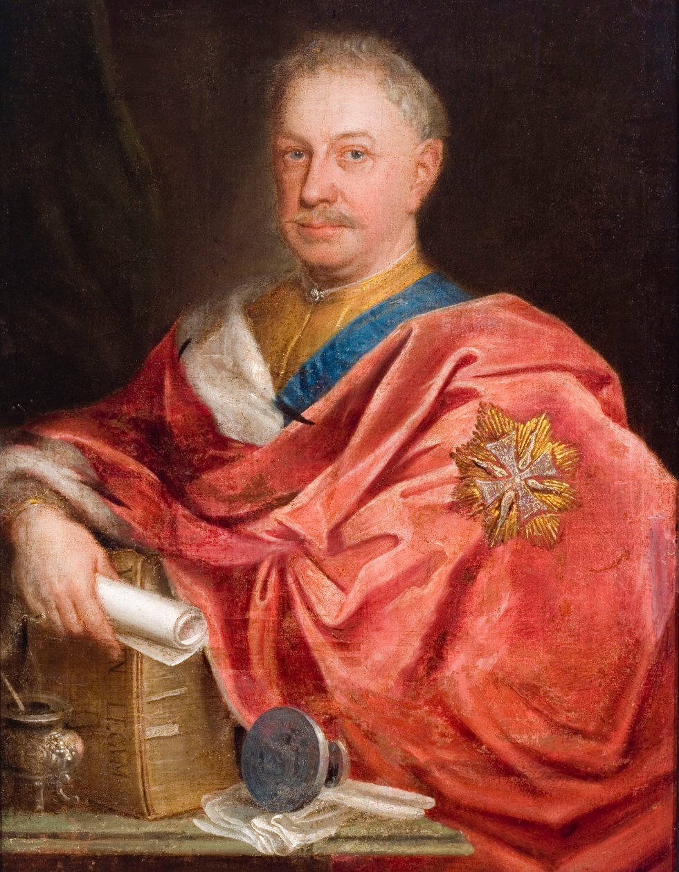 Portrét Jana Fryderyka Sapiehy (1680-1751) od Augustyn Mirys