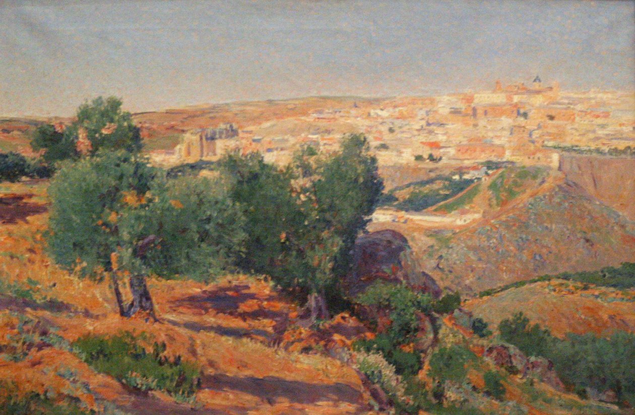 Pohled na Toledo z La Vega Baja od Aureliano de Beruete