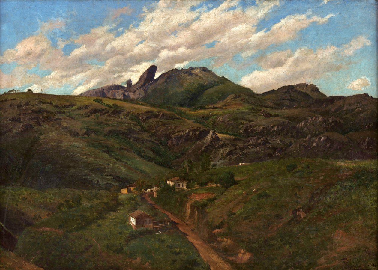 Vrchol Itacolomi, Ouro Preto od Aurelio de Figueiredo