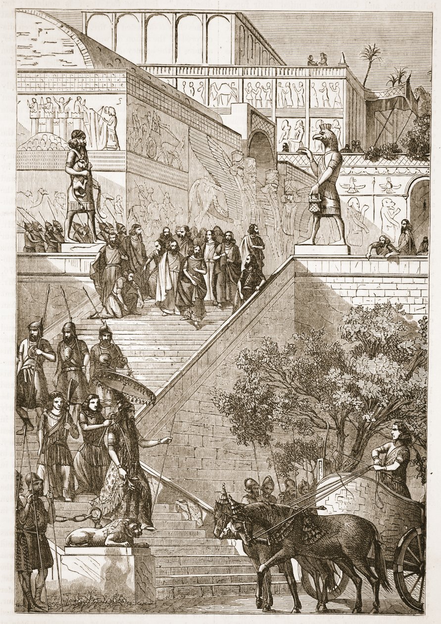 Palác Kouyunjik, obnoven od Austen Henry Layard