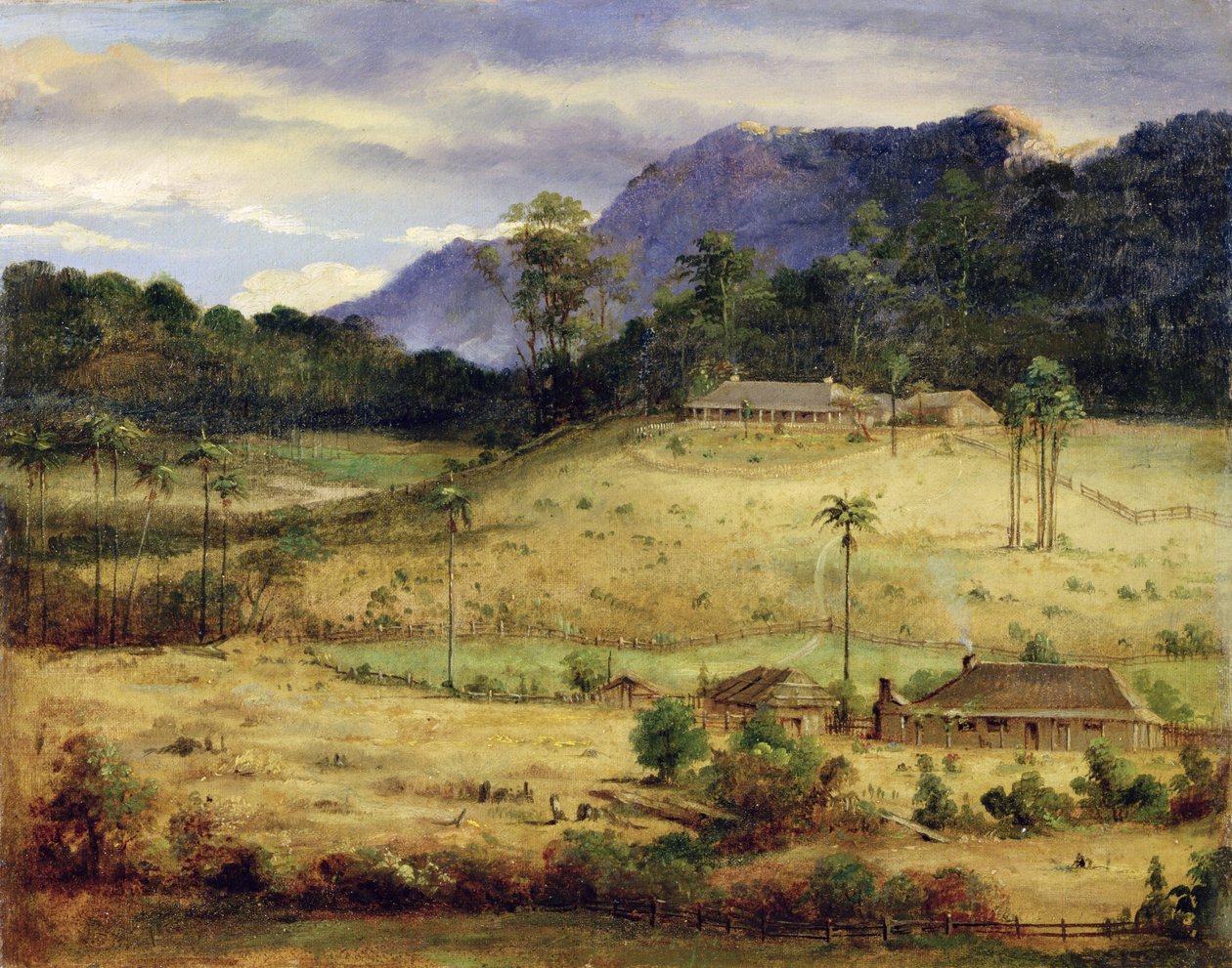 Usedlost, kolem 1850 od Australasian School