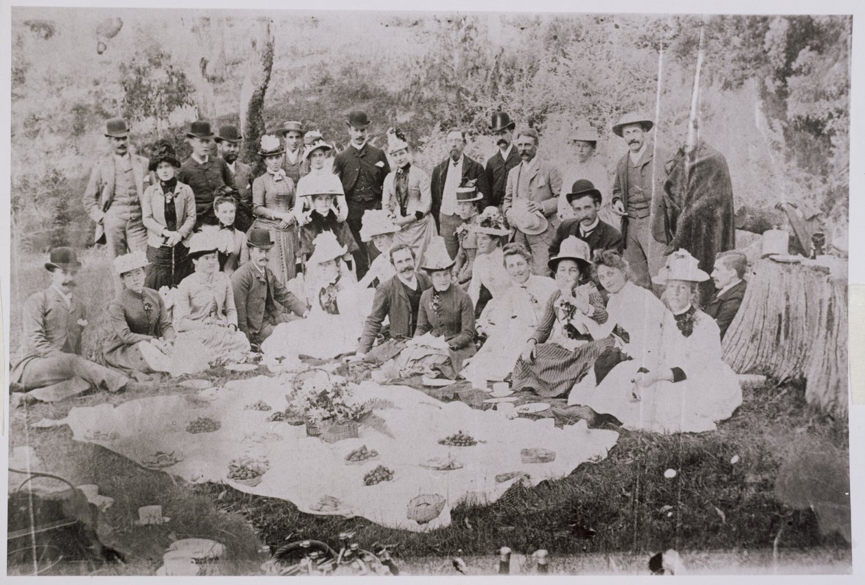 William Lawrence Bragg (1890-1971) a jeho rodina v Austrálii, konec 19. od Australian Photographer