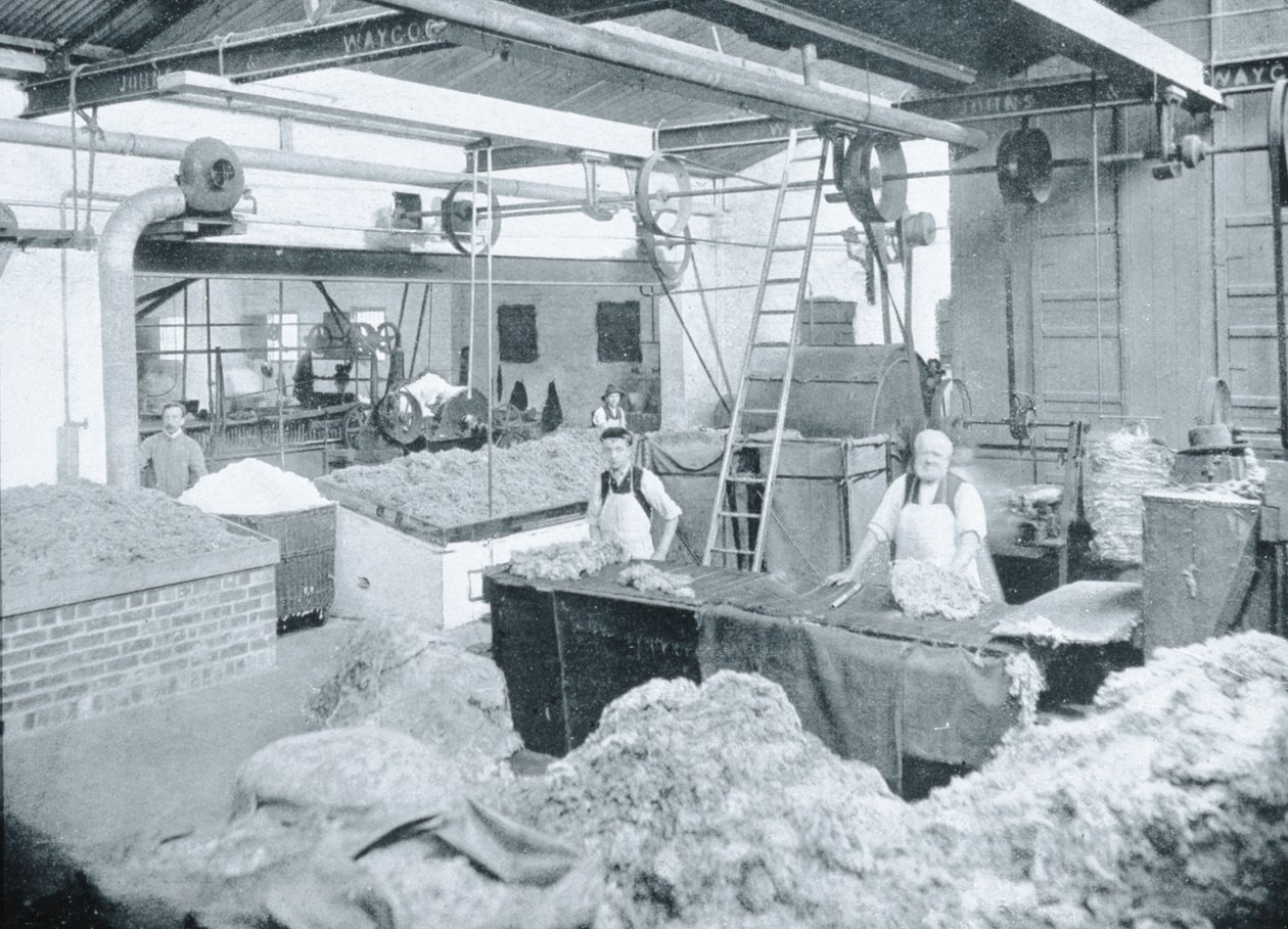 Interior of a Hat Mill, Victoria, c.1900, from 