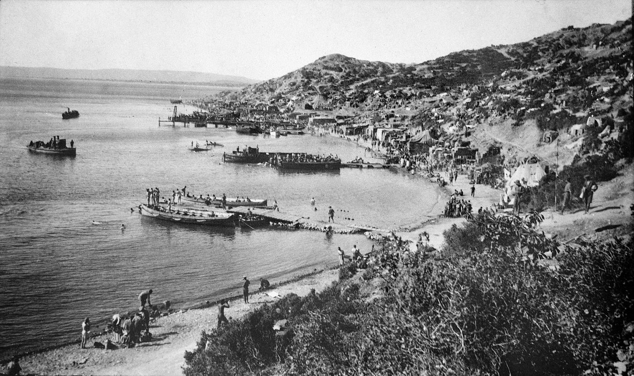 Pohled na Anzac Cove, Gallipoli, 1915 od Australian Photographer